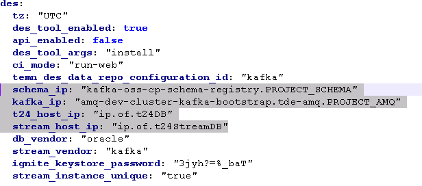 Configuring blank fields Configuring blank fields