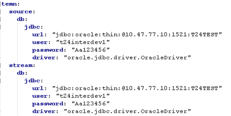 Setting DB properties Setting DB properties