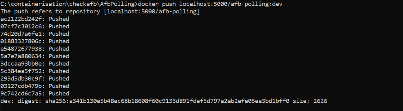Docker push images Docker push images