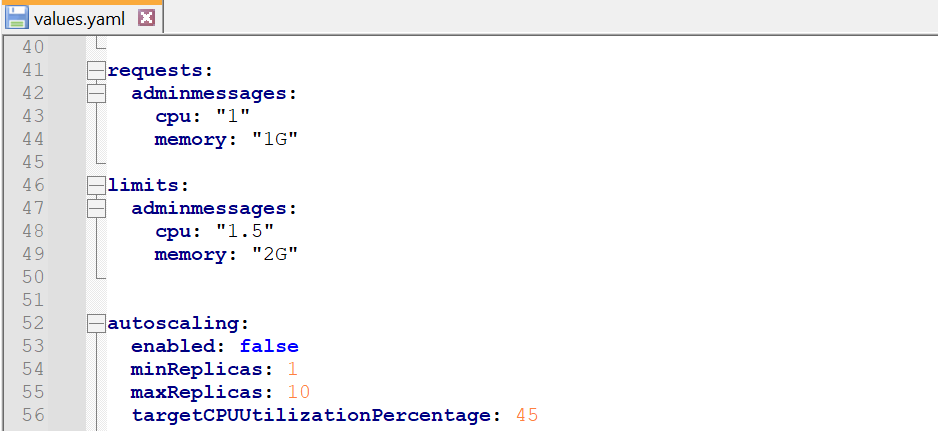 Range of memory and cores Range of memory and cores