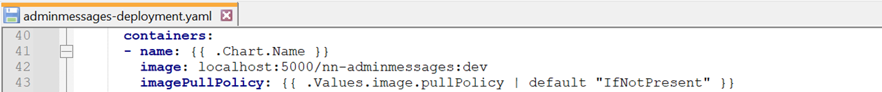 Update the image name Update the image name