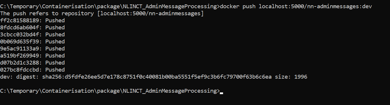 Docker push Docker push