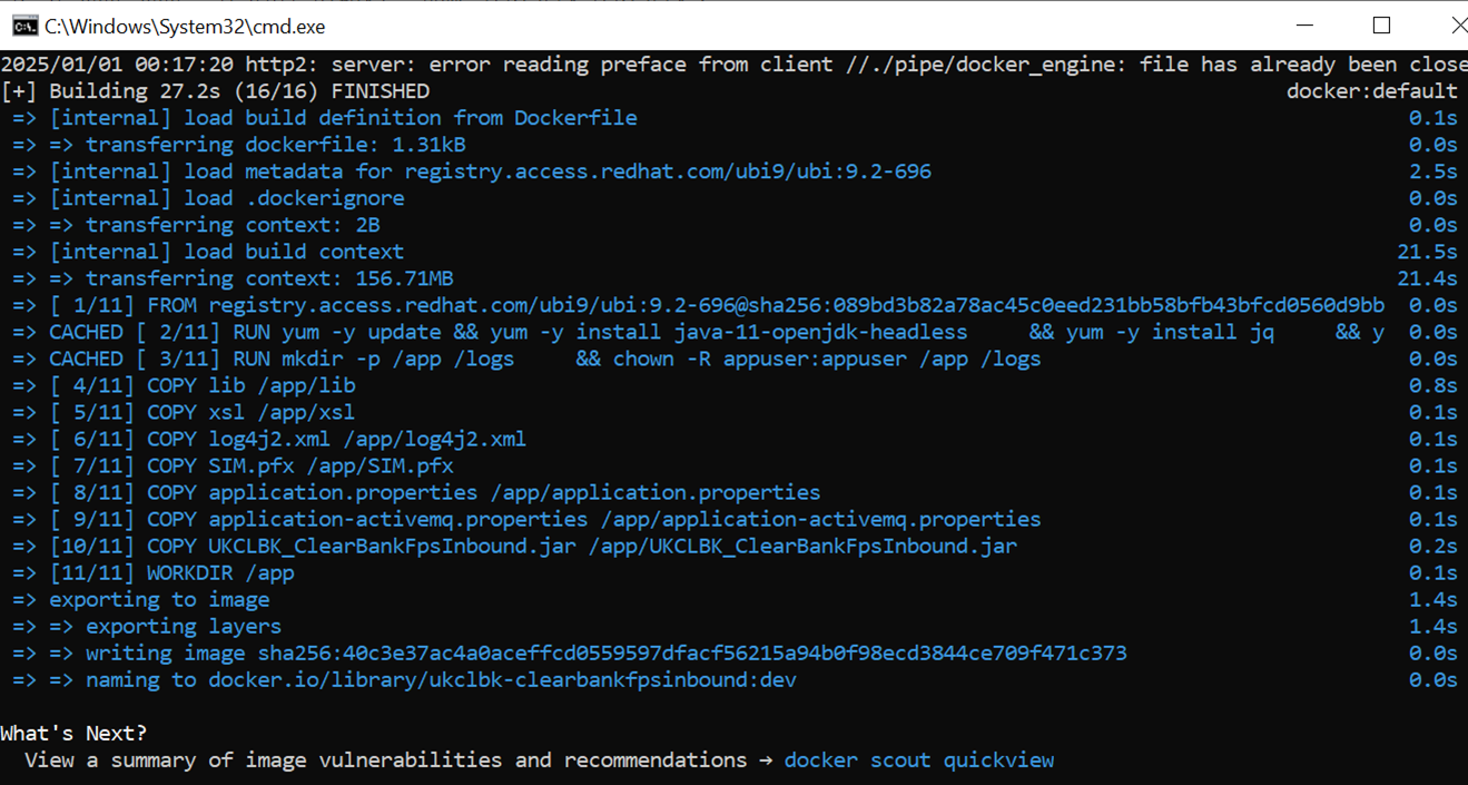 Docker build image Docker build image
