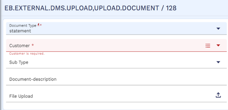 Select Document Type