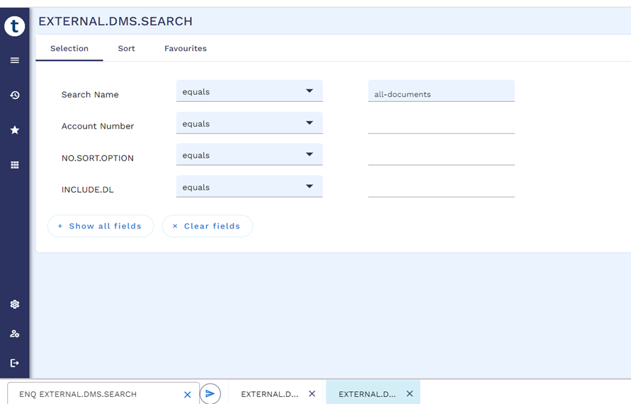 newly created enquiry